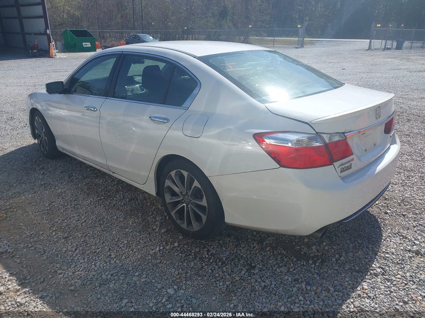 Vin: 1hgcr2f54ea128407, lot: 44964960, honda accord sport 20143