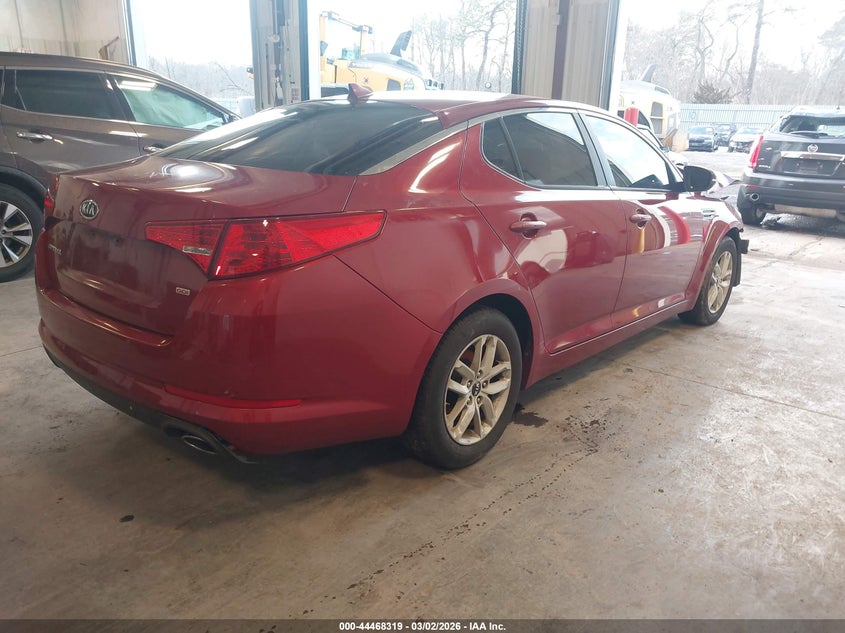 Vin: knagm4a78b5175136, lot: 44964986, kia optima lx 20114