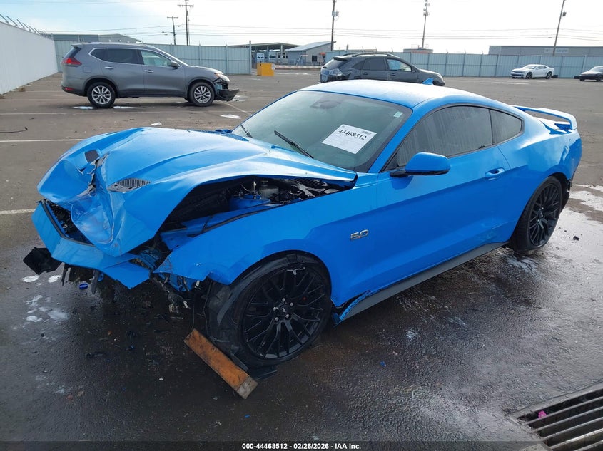2023 Ford Mustang 5.0 Gt Premium Fastback blue Lot 111044468512 Vin 1FA6P8CF9P5305004