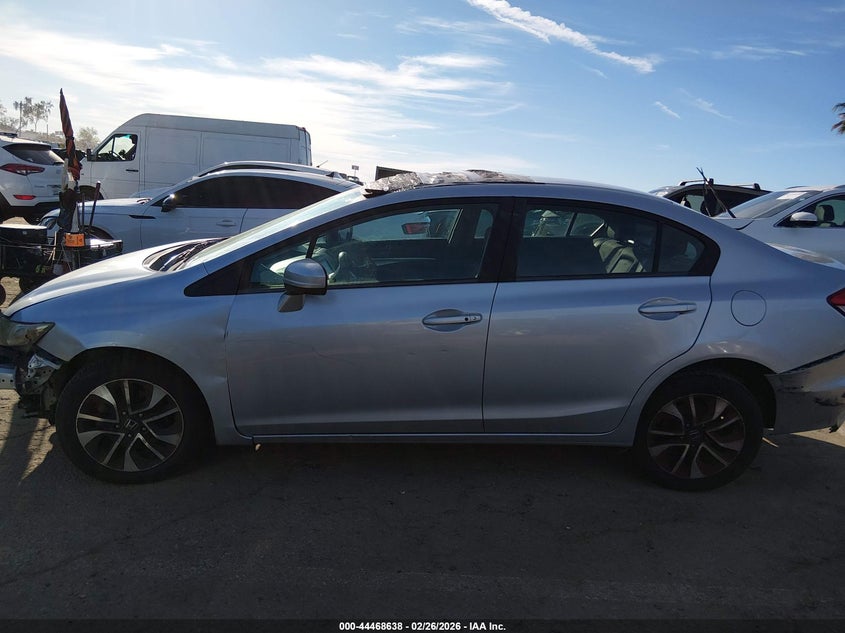 2015 Honda Civic 1.8 Ex silver Lot 111044468638 Vin 2HGFB2F85FH563886