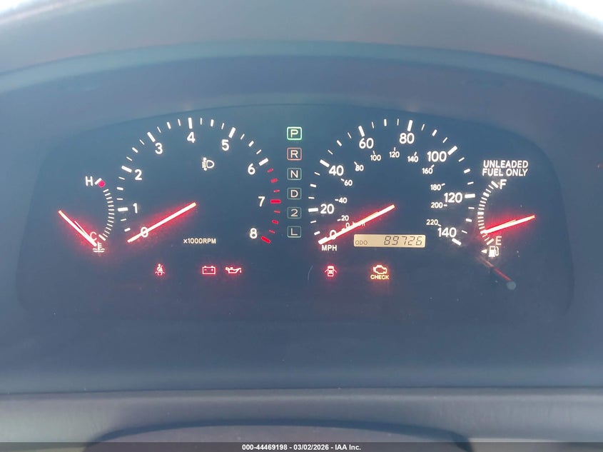 2000 Lexus Es 300 VIN: JT8BF28G5Y5100208 Lot: 44469198