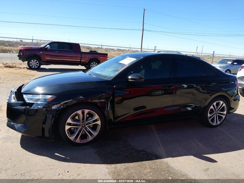 2026 Audi A3 2.0 Premium Plus 40 Tfsi Quattro S Tronic black Lot 111044469665 Vin WAUGUDGY0TA007032