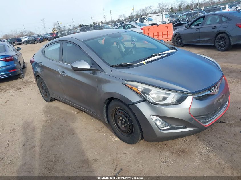 2016 Hyundai Elantra Se