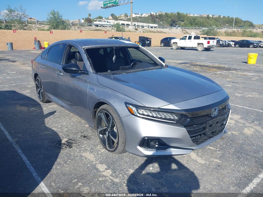 1HGCV3F29NA039780 2022 Honda Accord Hybrid Sport auction photo 1