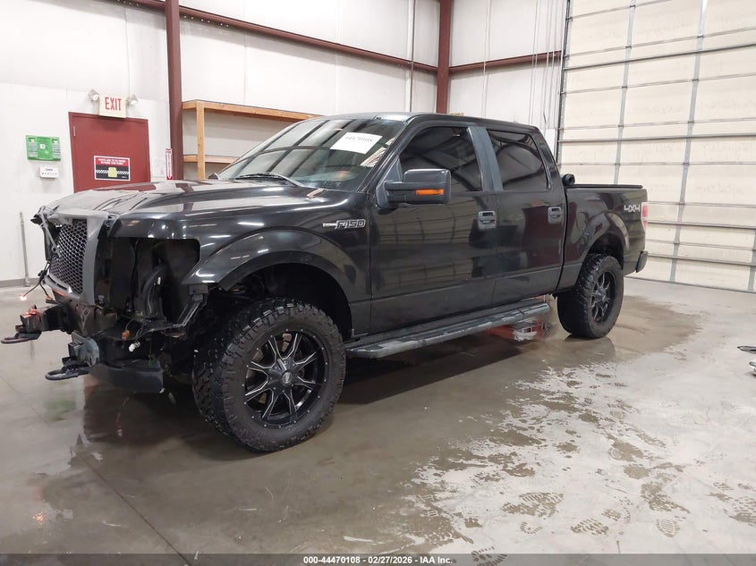 2012 Ford F-150 5.0 Xlt black Lot 111044470108 Vin 1FTFW1EF8CKD07517