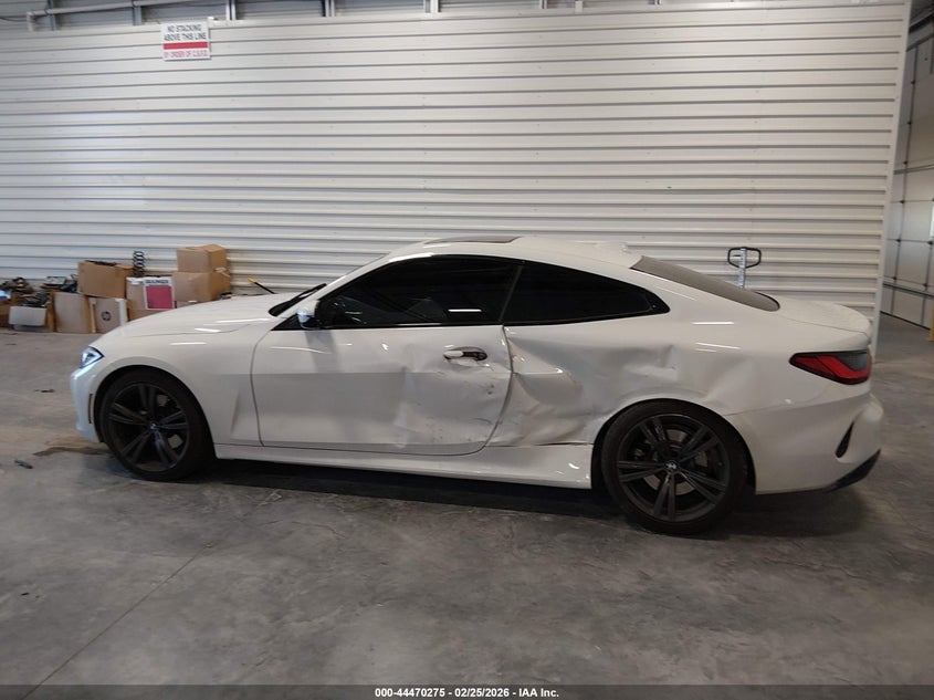 2021 BMW 430I xDrive VIN: WBA73AP08MCF66896 Lot: 44470275
