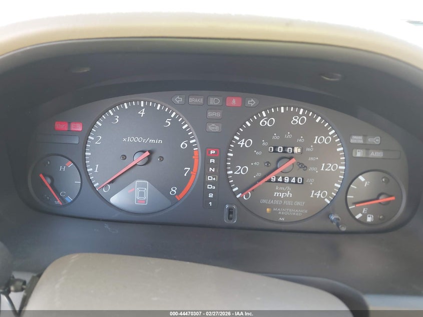 1999 Acura Cl 3.0 VIN: 19UYA2253XL003022 Lot: 44470307