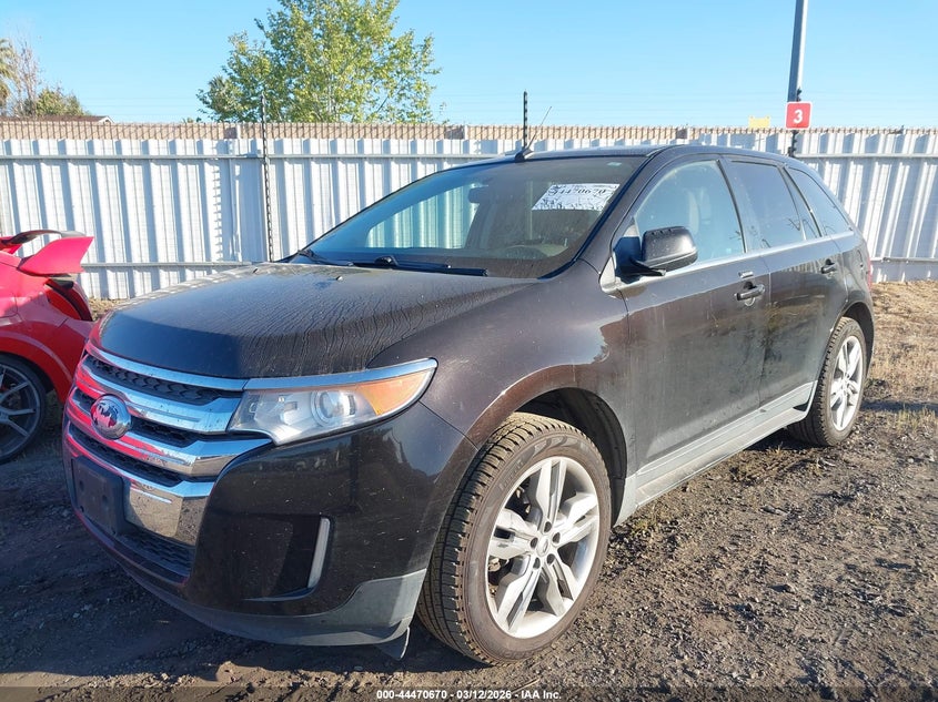 Vin: 2fmdk3k96dba48434, lot: 44967337, ford edge limited 20132