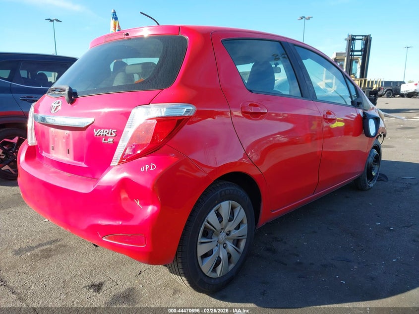 2014 Toyota Yaris Le (Tmc/Cbu Plant)