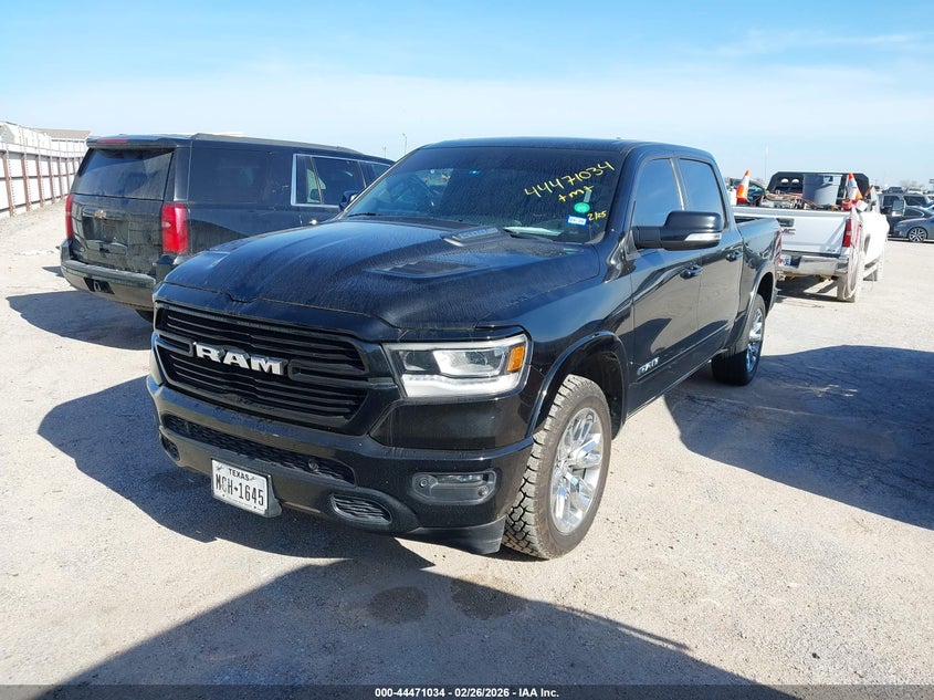 Vin: 1c6rrejt0kn844829, lot: 44967711, ram 1500 laramie  4x2 5'7 box 20192