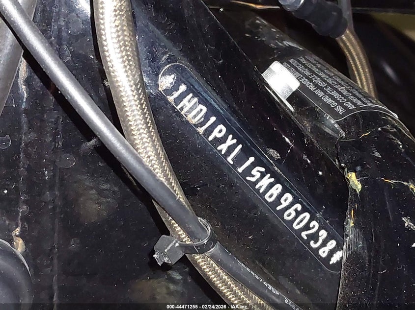 2019 Harley-Davidson Flhxse VIN: 1HD1PXL15KB960238 Lot: 44471255