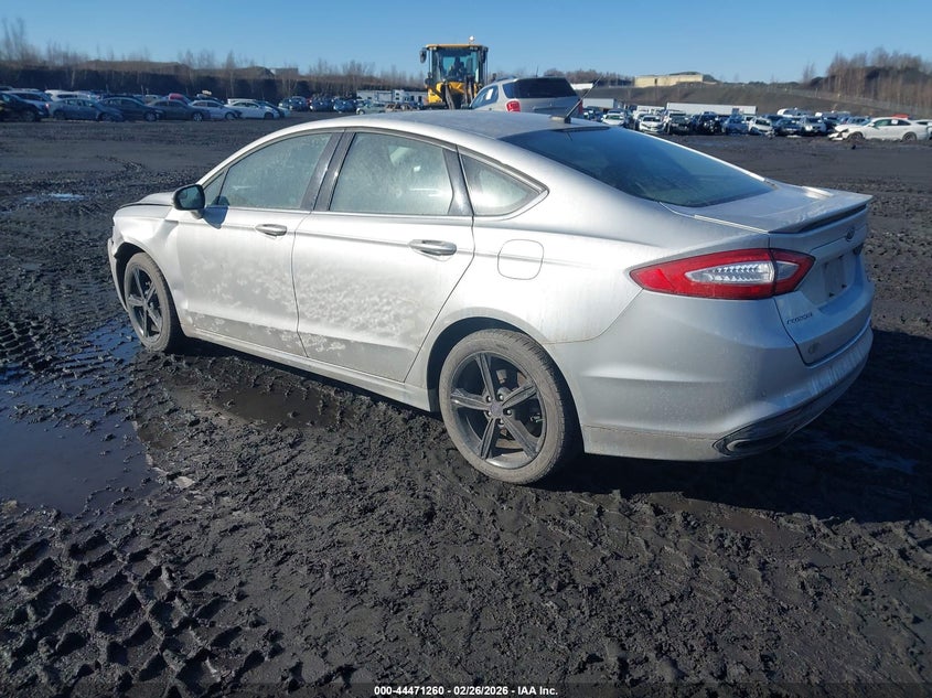 2016 Ford Fusion 2.0 Se silver Lot 111044471260 Vin 3FA6P0T95GR336954