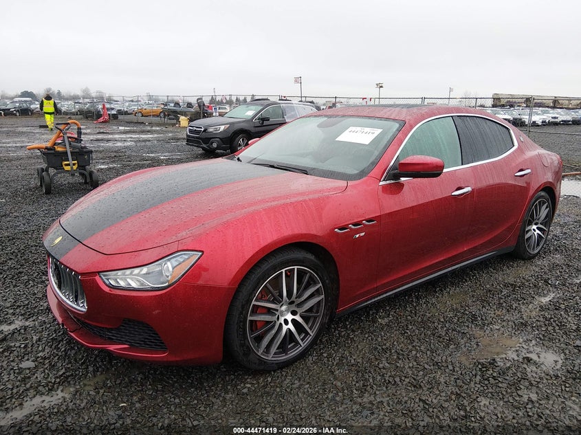 Vin: zam57xsa0h1206162, lot: 44968096, maserati ghibli 20172
