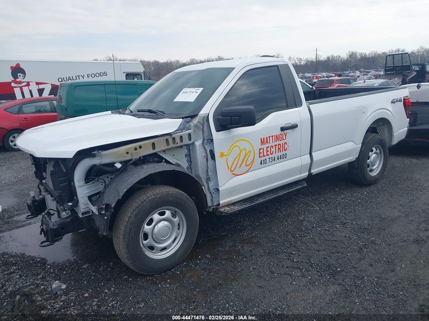 2024 FORD F-150 2.7L V-6 DI, DOHC, V(VIN: 1FTMF1LPXRKE49749