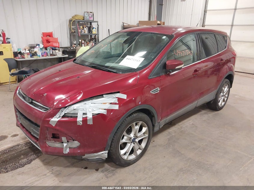 Vin: 1fmcu0hxxdua88200, lot: 44968220, ford escape sel 20132