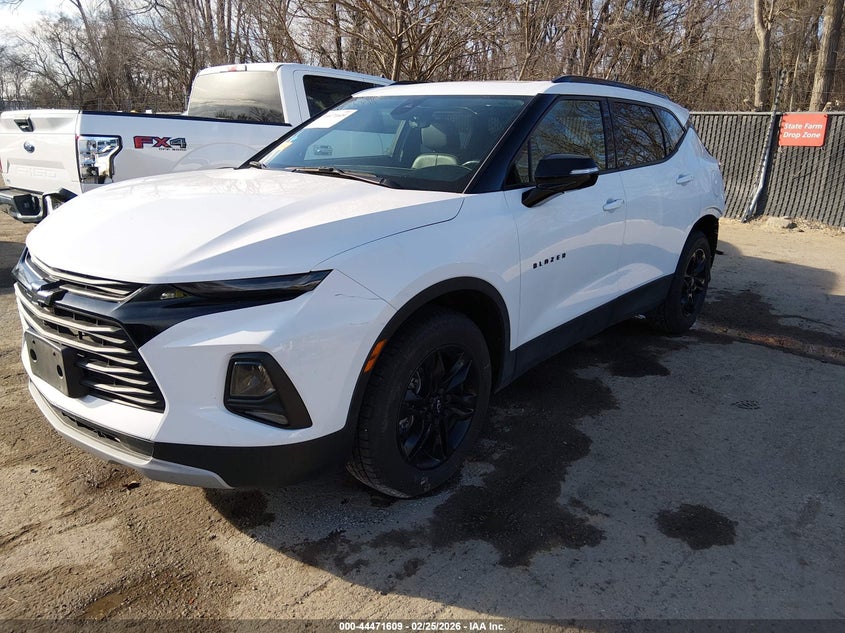 2022 CHEVROLET BLAZER 2.0L I-4 DI, DOHC, V(VIN: 3GNKBJR40NS139065