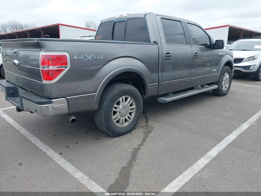2012 Ford F-150 3.5 Lariat grey Lot 111044471834 Vin 1FTFW1ET5CFC47498