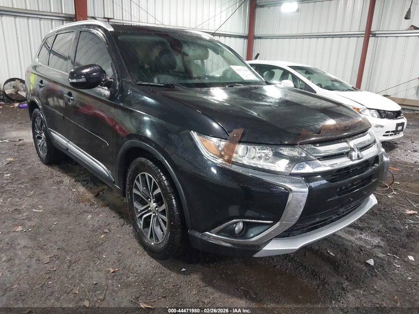 2017 Mitsubishi Outlander 2.4 Se/Sel black Lot 111044471980 Vin JA4AD3A33HZ012079