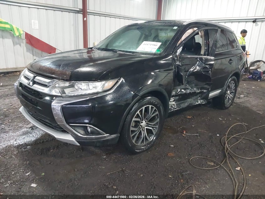 2017 Mitsubishi Outlander 2.4 Se/Sel black Lot 111044471980 Vin JA4AD3A33HZ012079