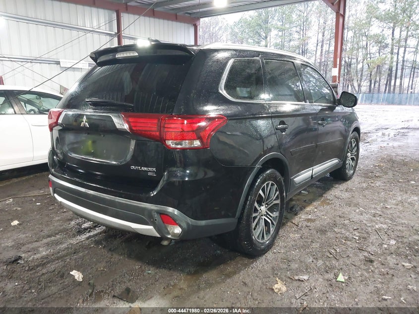 2017 Mitsubishi Outlander 2.4 Se/Sel black Lot 111044471980 Vin JA4AD3A33HZ012079