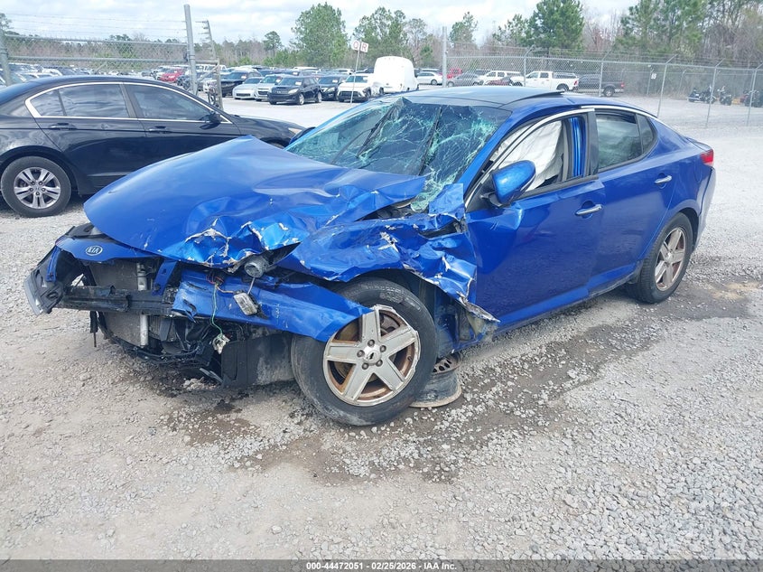 2012 Kia Optima 2.0 Sx blue Lot 111044472051 Vin 5XXGR4A67CG026998