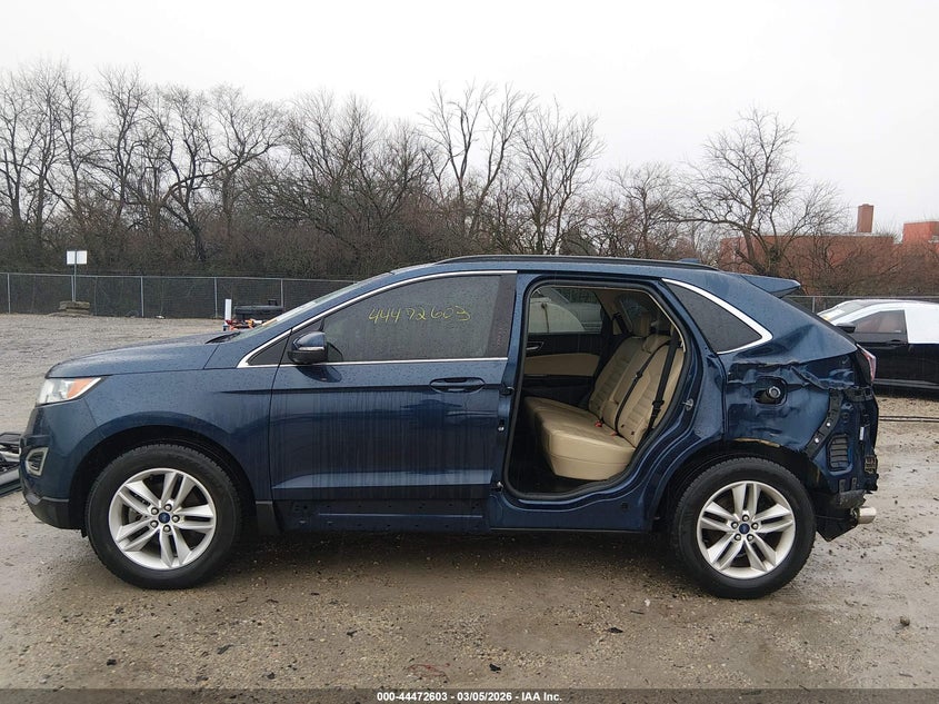 2017 Ford Edge Sel VIN: 2FMPK3J86HBB95834 Lot: 44472603