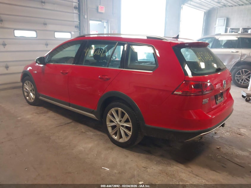 2017 Volkswagen Golf Alltrack Tsi S/Tsi Se/Tsi Sel