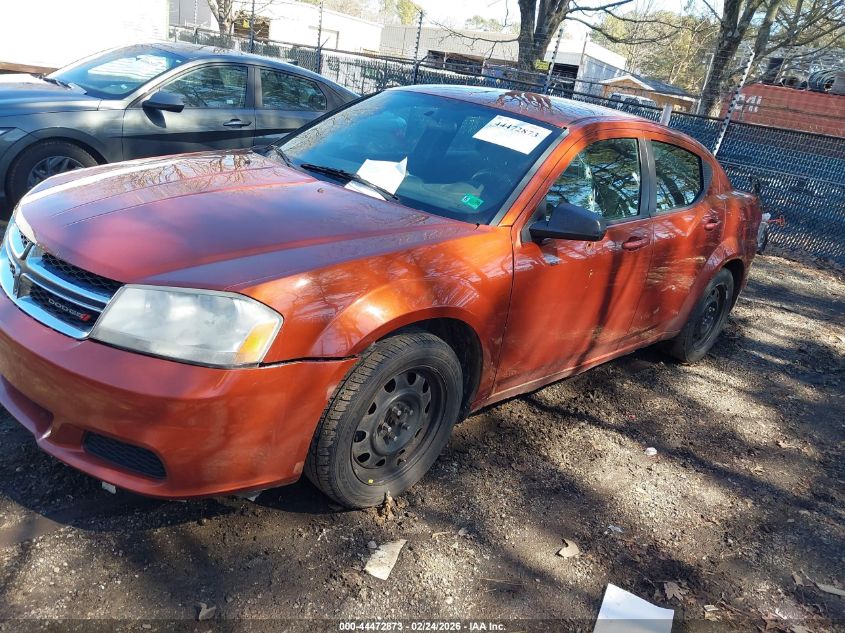 2012 Dodge Avenger Se