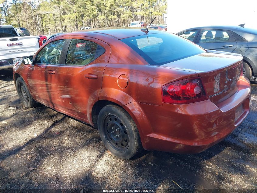 2012 Dodge Avenger Se