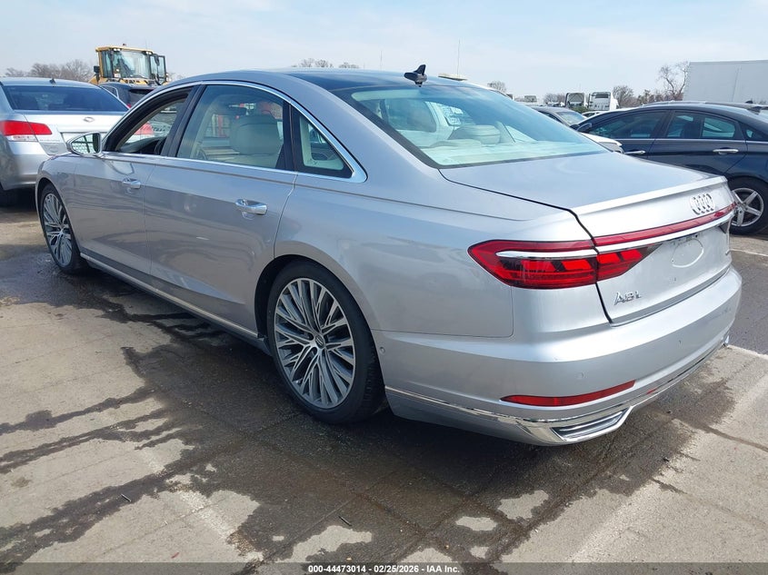 Vin: wau8daf84kn005196, lot: 44969691, audi a8 l 55 20193