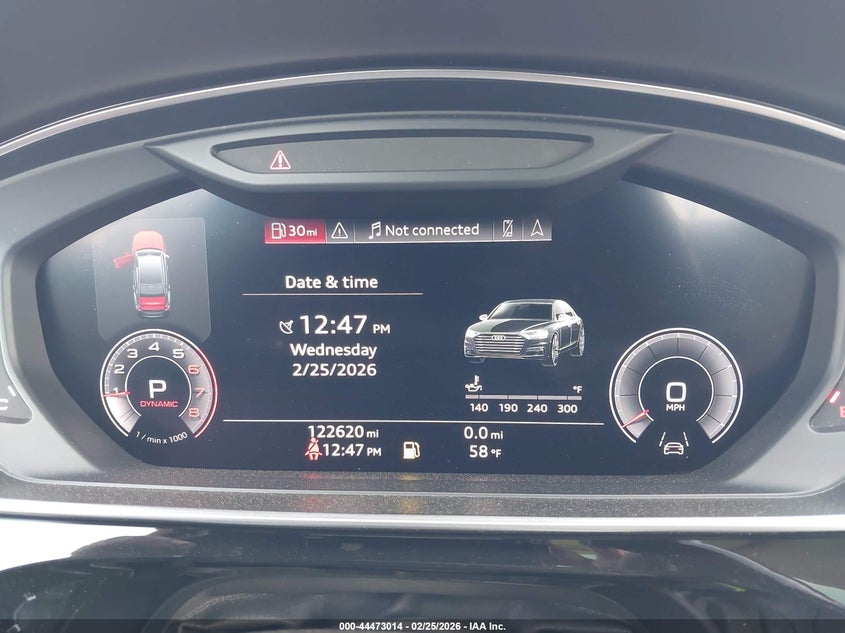 2019 Audi A8 L 55 VIN: WAU8DAF84KN005196 Lot: 44473014