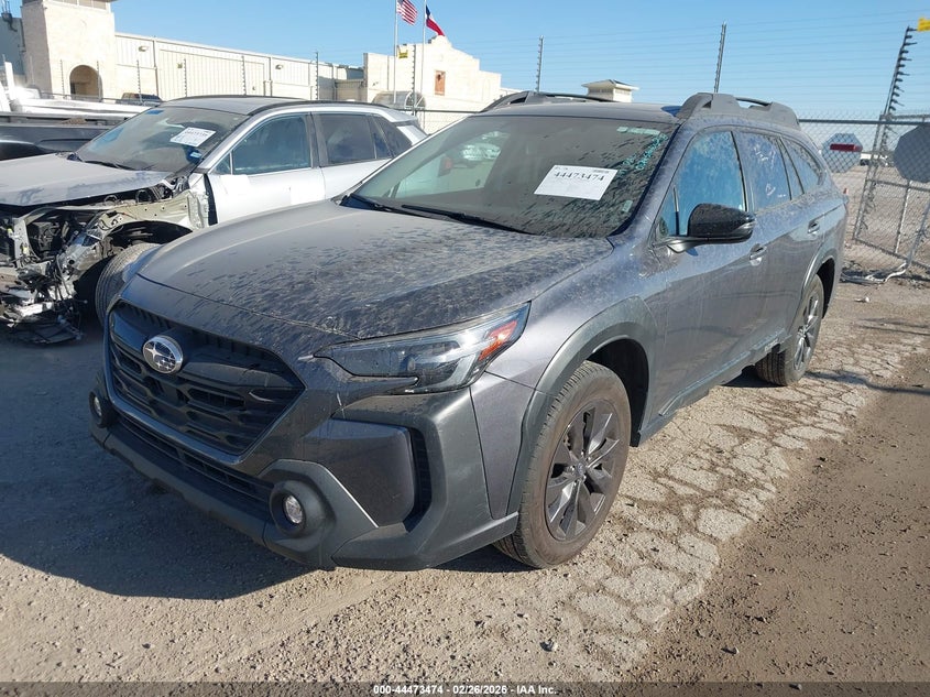 2025 Subaru Outback 2.5 Onyx Edition grey Lot 111044473474 Vin 4S4BTALC8S3177209