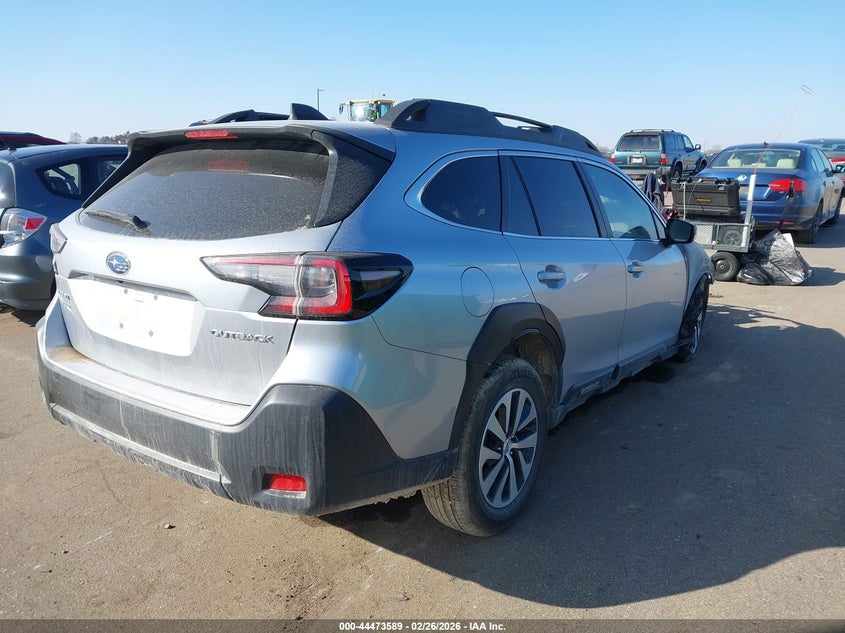 2025 Subaru Outback 2.5 Premium silver Lot 111044473589 Vin 4S4BTADC1S3293785