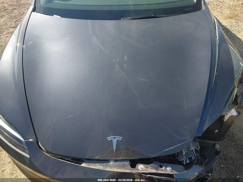 2025 Tesla Model 3 Long Range Rear-Wheel Drive Standard Rear-Wheel Drive grey Lot 111044473695 Vin 5YJ3E1EA2SF998887