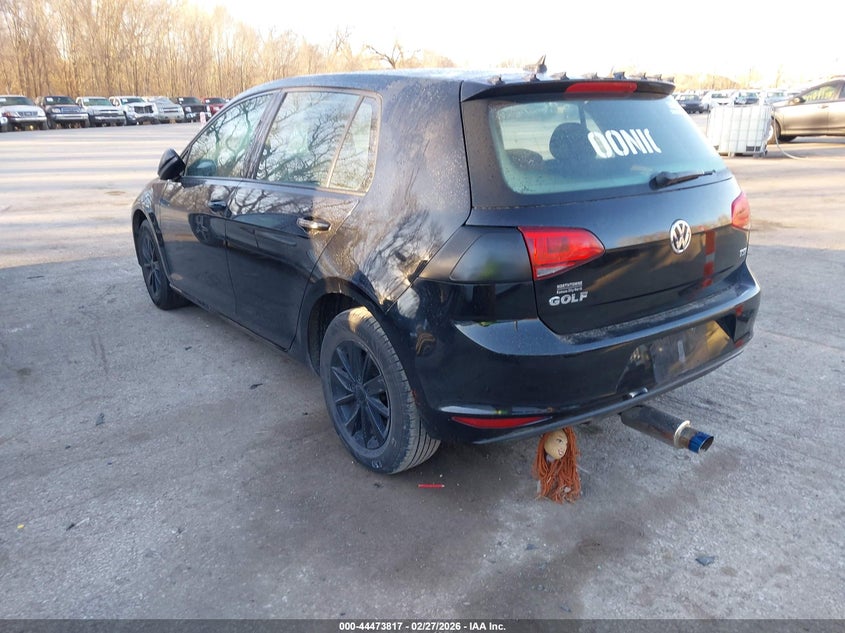 2017 Volkswagen Golf Tsi S 4-Door/Tsi Se 4-Door/Tsi Sel 4-Door/Tsi Wolfsburg Edition 4-Door