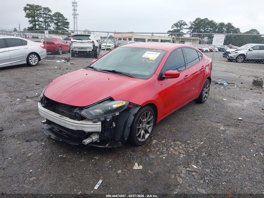 Vin: 1c3cdfbb7ed865300, lot: 44971034, dodge dart sxt 20142