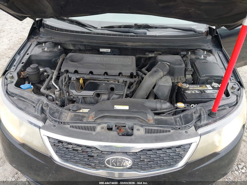 2012 Kia Forte 2.0 Lx black Lot 111044474450 Vin KNAFT4A21C5512041