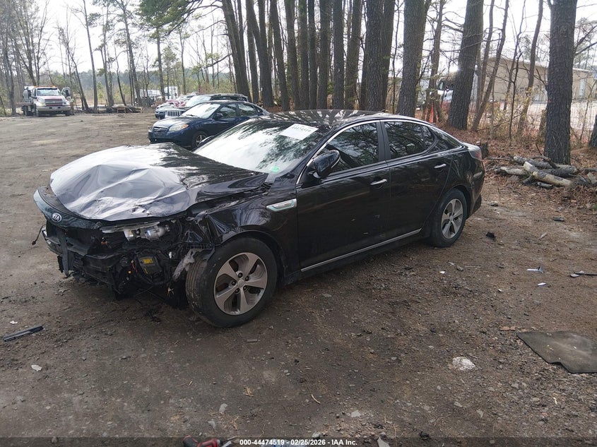 Vin: knagm4ad6e5074283, lot: 44971196, kia optima hybrid lx 20142