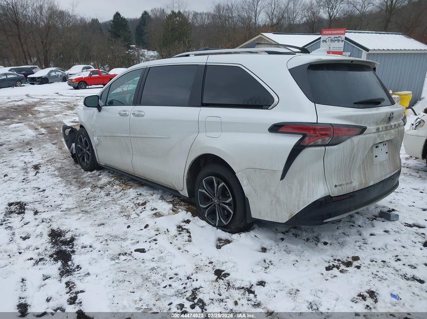 Vin: 5tdeskfc1ts228622, lot: 44971600, toyota sienna platinum 20263