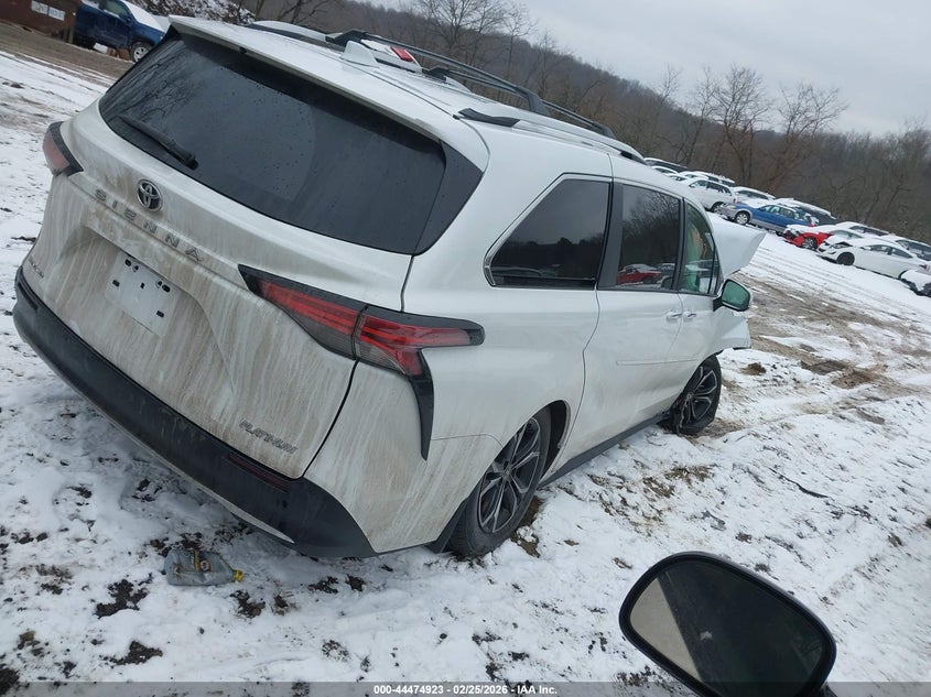 Vin: 5tdeskfc1ts228622, lot: 44971600, toyota sienna platinum 20264