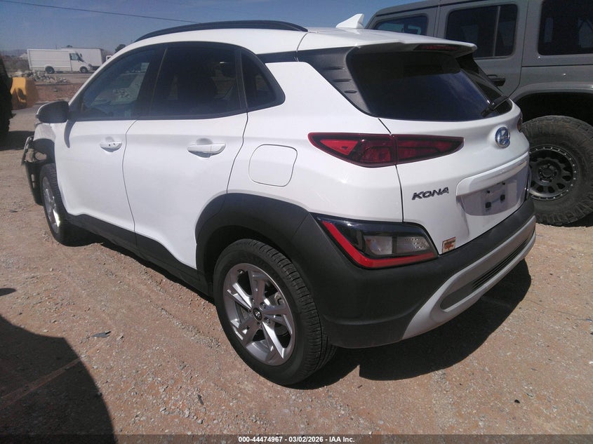 Vin: km8k62ab6pu059619, lot: 44971644, hyundai kona sel 20233