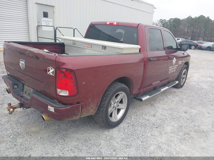 Vin: 3c6rr6kt0hg783083, lot: 44971660, ram 1500 express  4x2 5'7 box 20174