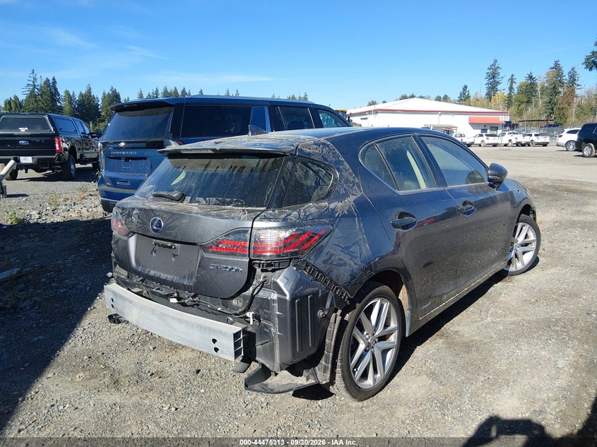 Vin: jthkd5bh1e2191080, lot: 44971990, lexus ct 200h 20144
