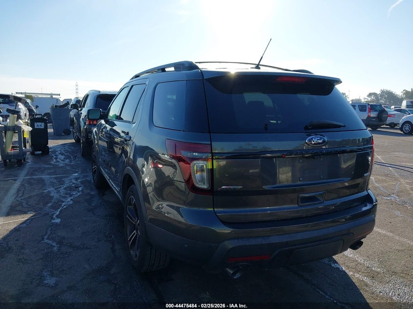 Vin: 1fm5k8gt9fgb81075, lot: 44972161, ford explorer sport 20153