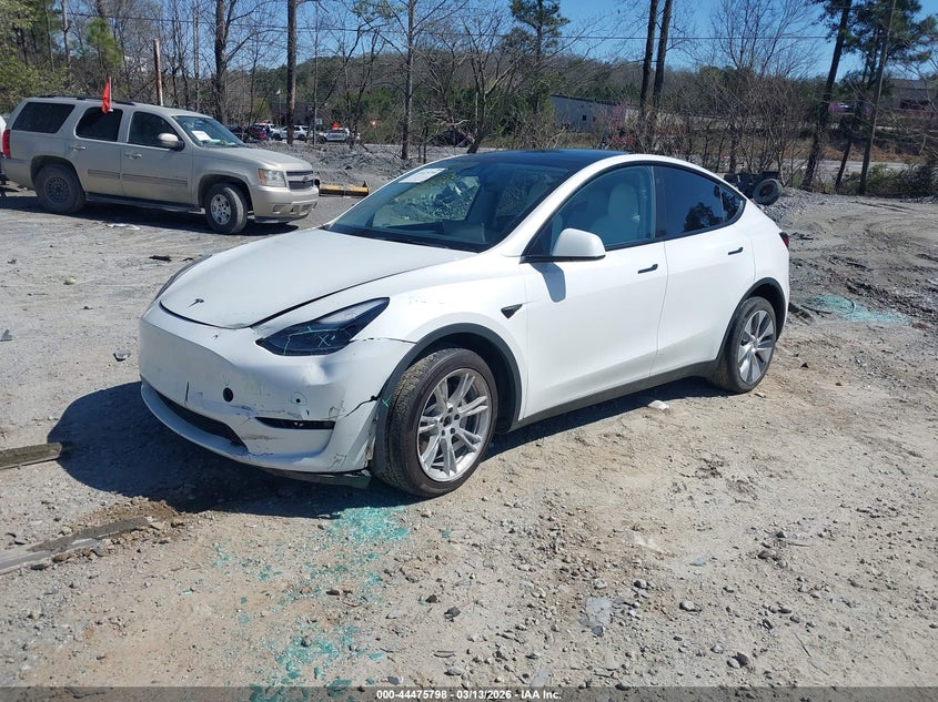 Vin: 7saygdee7nf537535, lot: 44972475, tesla model y long range dual motor all-wheel drive 20222