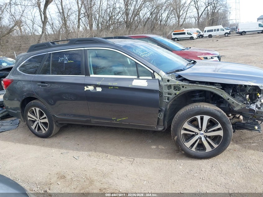 2019 Subaru Outback 2.5 2.5I Limited grey Lot 111044475811 Vin 4S4BSANC2K3233533