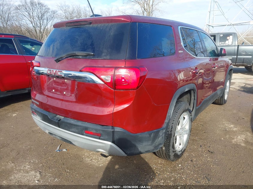 Vin: 1gkknkla9jz120858, lot: 44972728, gmc acadia sle-1 20184