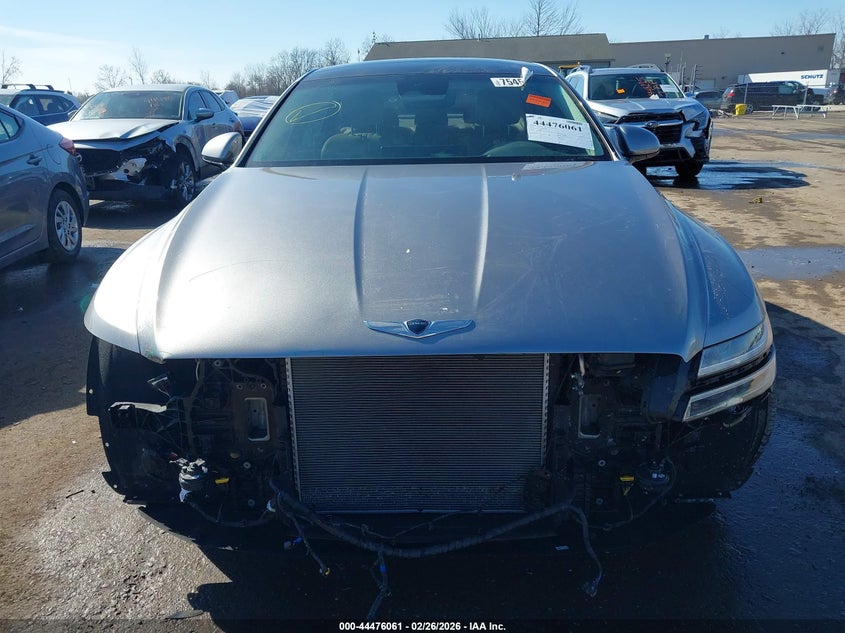 2022 Genesis G80 2.5 2.5T Awd silver Lot 111044476061 Vin KMTGB4SC2NU132461