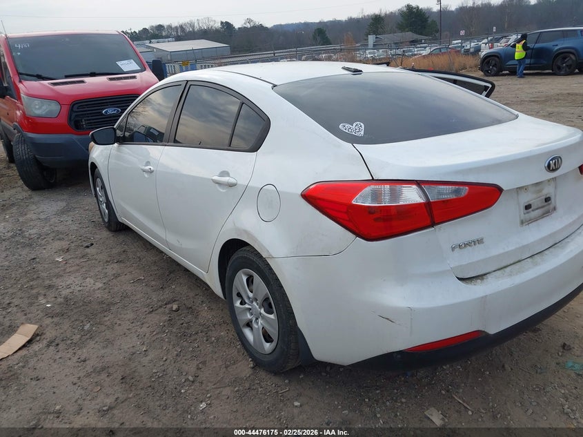 Vin: knafx4a65f5306099, lot: 44972852, kia forte lx 20153