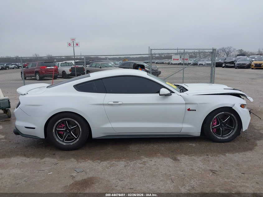 2017 Ford Mustang 5.0 Gt white Lot 111044476451 Vin 1FA6P8CF6H5330119